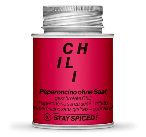 Chili / Peperoncino rot mild geschrotet ohne Saat - STAY SPICED ! - 56011xM