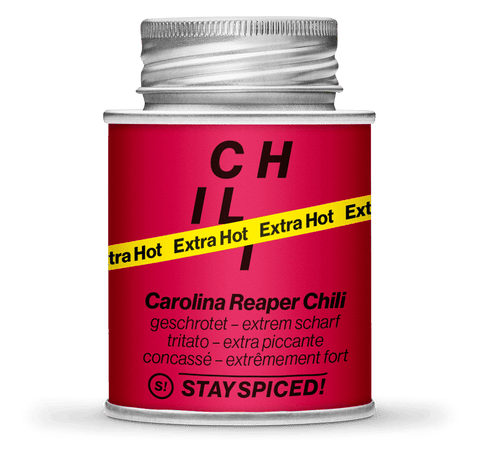 Carolina Reaper - geschrotet - EXTRA SCHARF - STAY SPICED ! - 56034xM