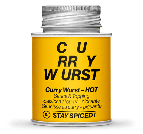 Curry Wurst Gewürzmischung - hot - STAY SPICED ! - 60003xM