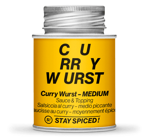 Curry Wurst Gewürzmischung - mittel-scharf - STAY SPICED ! - 60005xM