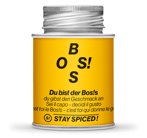 BOS!S – Du bist der Boss, du gibst den Geschmack an! - STAY SPICED ! - 60014xM