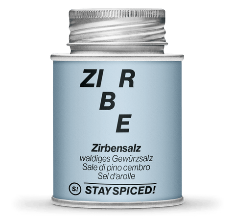 Zirben Fleur de SelZirbensalz, waldiges Gewürzsalz - STAY SPICED ! - 62042xM