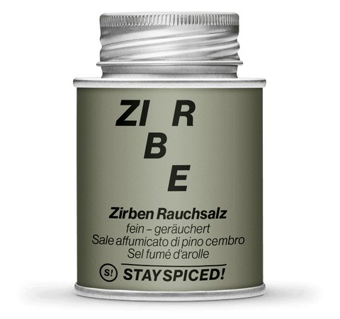 Swiss Pine Smoked Salt - Fine, Smoked