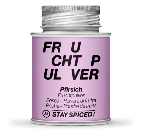 Pfirsich Fruchtpulver, sprühgetrocknet, auf Maltrodextrin, - STAY SPICED ! - 73015xM