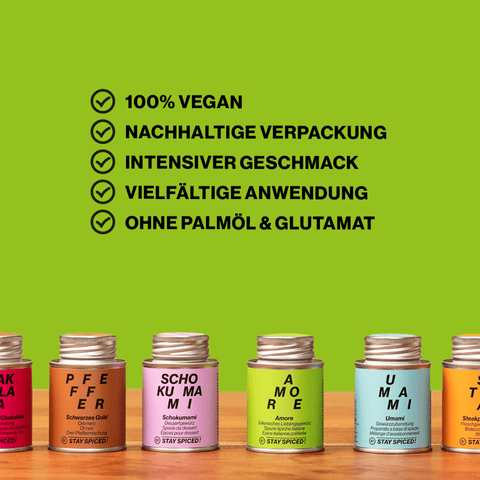 MEDITERRAN | Gewürze Kennenlern-Set | 6 Mikro-Gewürzdosen - STAY SPICED ! - 59057x