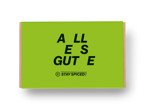 Banderole "ALLES GUTE" für 6er Geschenkbox - LOSE - STAY SPICED ! - 90061x