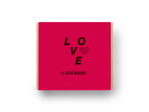 Banderole "LOVE" für 2er/3er/4er Geschenkbox - LOSE - STAY SPICED ! - 90049x