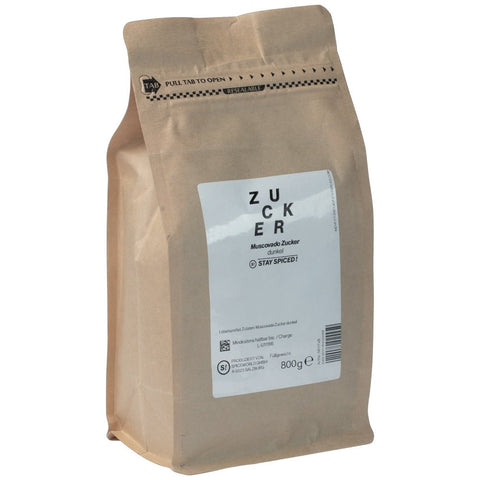 Muscovado Zucker dunkel 800g Beutel - STAY SPICED ! - 58117xB