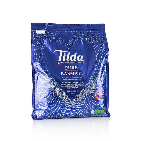 Basmati Reis, Tilda, im praktischen Reißverschluß-Sack, 5 kg - STAY SPICED ! - 910236