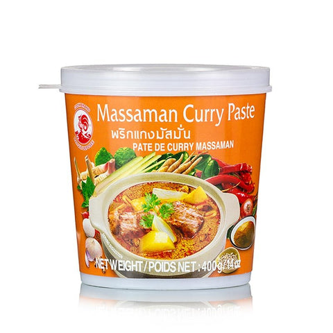 Curry Paste "Massaman" (Thai-Curry), Cock Brand, 400 g - STAY SPICED ! - 910498