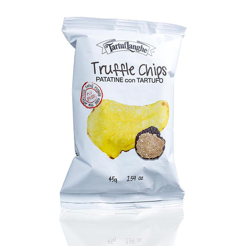 TARTUFLANGHE Trüffelchips, Kartoffelchips m. Sommertrüffel (tuber aestivum), 45 g - STAY SPICED ! - 942715