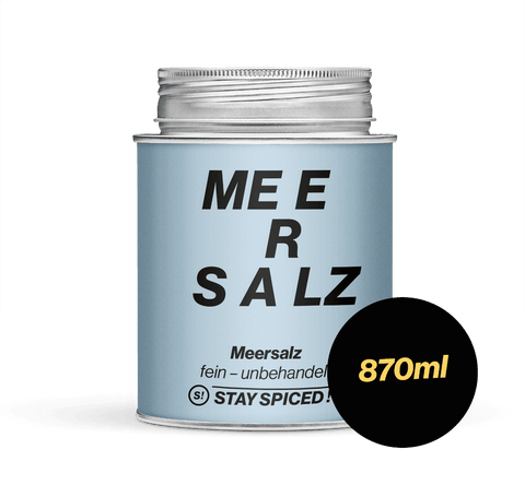 Meersalz unbehandelt fein - STAY SPICED ! - 54101xL