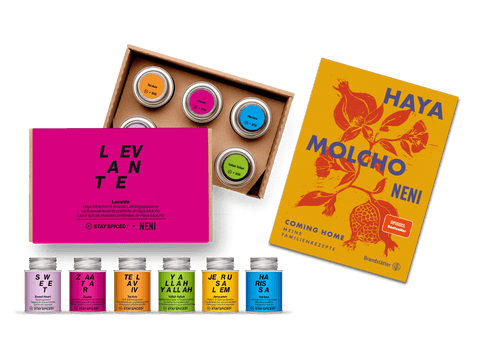 Geschenkset NENI "Geschenkbox LEVANTE inkl. COMING HOME Buch" - STAY SPICED ! - NEN904x
