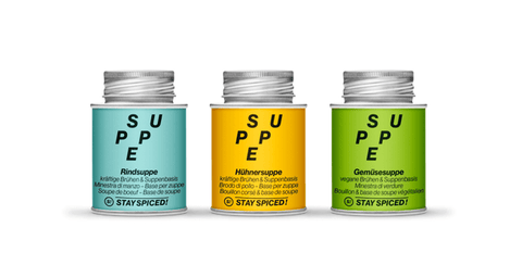 SUPPE | Gewürze BUNDLE | 3 Gewürze im Vorteilsset - STAY SPICED ! - 59123x