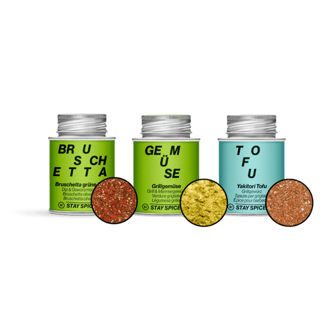 VEGAN STARTER | Gewürze BUNDLE | 3 Gewürze im Vorteilsset - STAY SPICED ! - 59527x