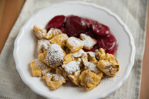 Kaiserschmarrn mit Heidelbeeren