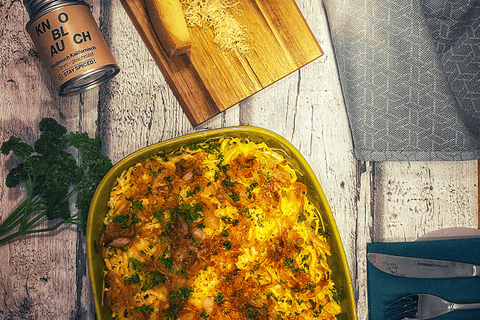 Käsespätzle mit Bergkäse - STAY SPICED !