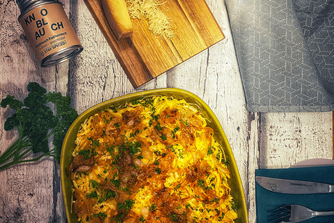 Käsespätzle mit Bergkäse