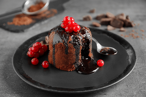Schokokuchen mit flüssigem Kern