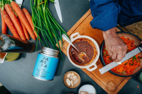 Haya Molcho's Karotten-Kichererbsen-Salat mit S! Harissa - STAY SPICED !