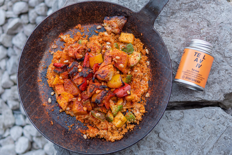 Tel Aviv Hühnerspieß mit Mango-Avocadosalat und Couscous - STAY SPICED !