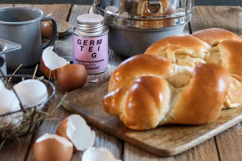 Milchbrotzopf für den Osterbrunch