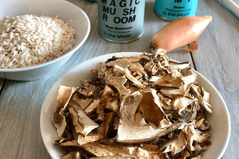 Zwiebelrostbraten mit Steinpilzrisotto - STAY SPICED !