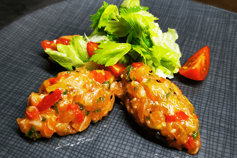 Lachstatar Asia Style