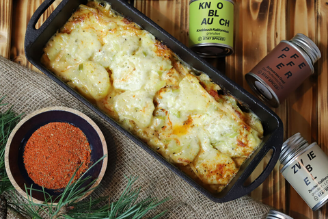 Kartoffel-Lauch-Gratin - STAY SPICED !