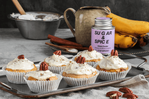 Bananenbrot Cupcakes - STAY SPICED !