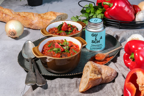 Jackfruit Gulasch