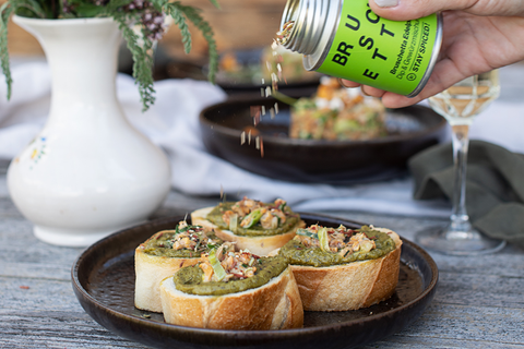 Eierschwammerl Tartar Almkräuterpesto - STAY SPICED !