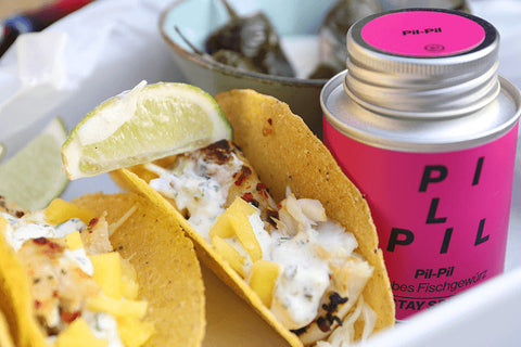 Fisch Tacos mit Pil Pil Fischgewürz von STAY SPICED !