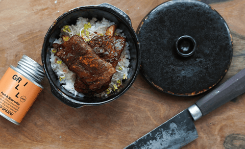 Asiatische Spareribs mit Reis & Sprossen - STAY SPICED !