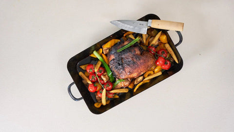 Lammkeule mit gegrilltem Gemüse und S! Tel Aviv - STAY SPICED !