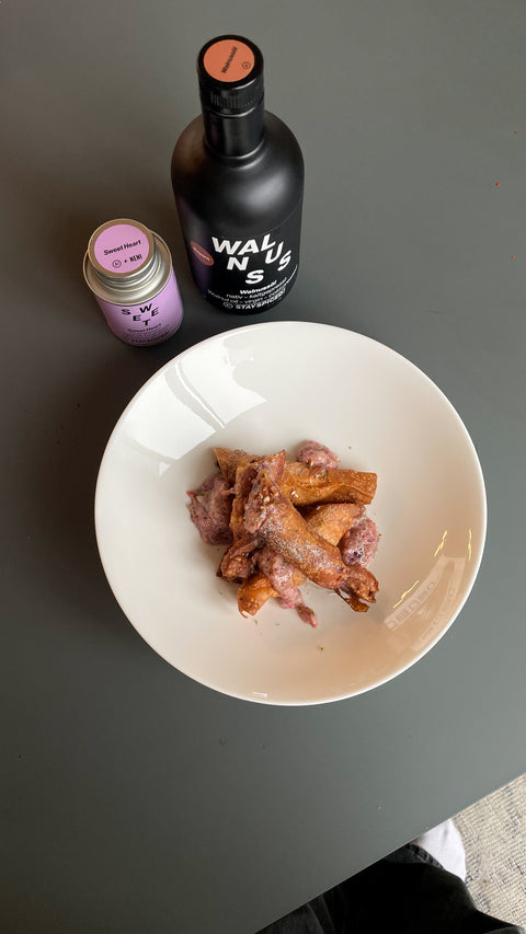 Knusprige Sweet Frühlingsrollen aus winterlichen Resten