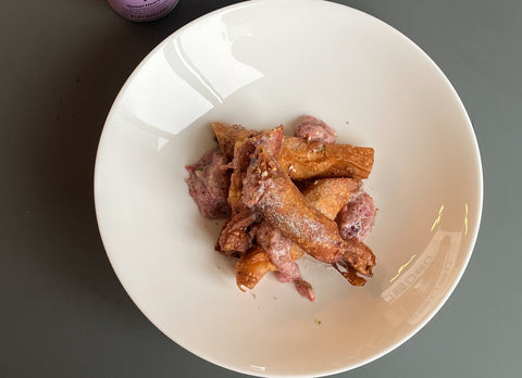 Knusprige Sweet Frühlingsrollen aus winterlichen Resten