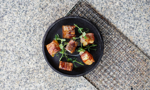 Bergkäse & Lebkuchen im Speckmantel