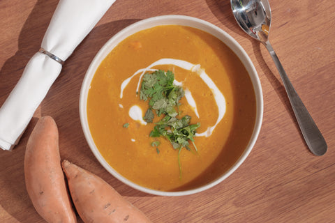 Vegane Süßkartoffelsuppe mit Kokosmilch - STAY SPICED ! Recipe