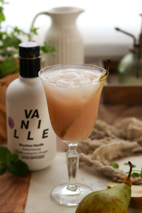 Alkoholfreier Birnen-Vanille Spritzz