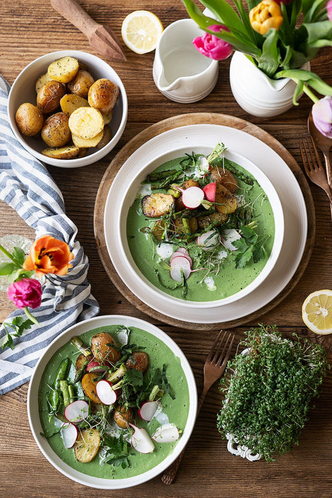 Gemüse Bowl mit Spinatcreme - STAY SPICED !