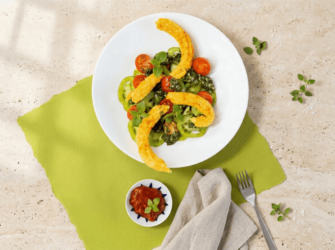 Cheddar Churros mit Salsa Verde und Grünen Tomaten - STAY SPICED !