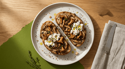 Bruschetta mit Pilzen - STAY SPICED !