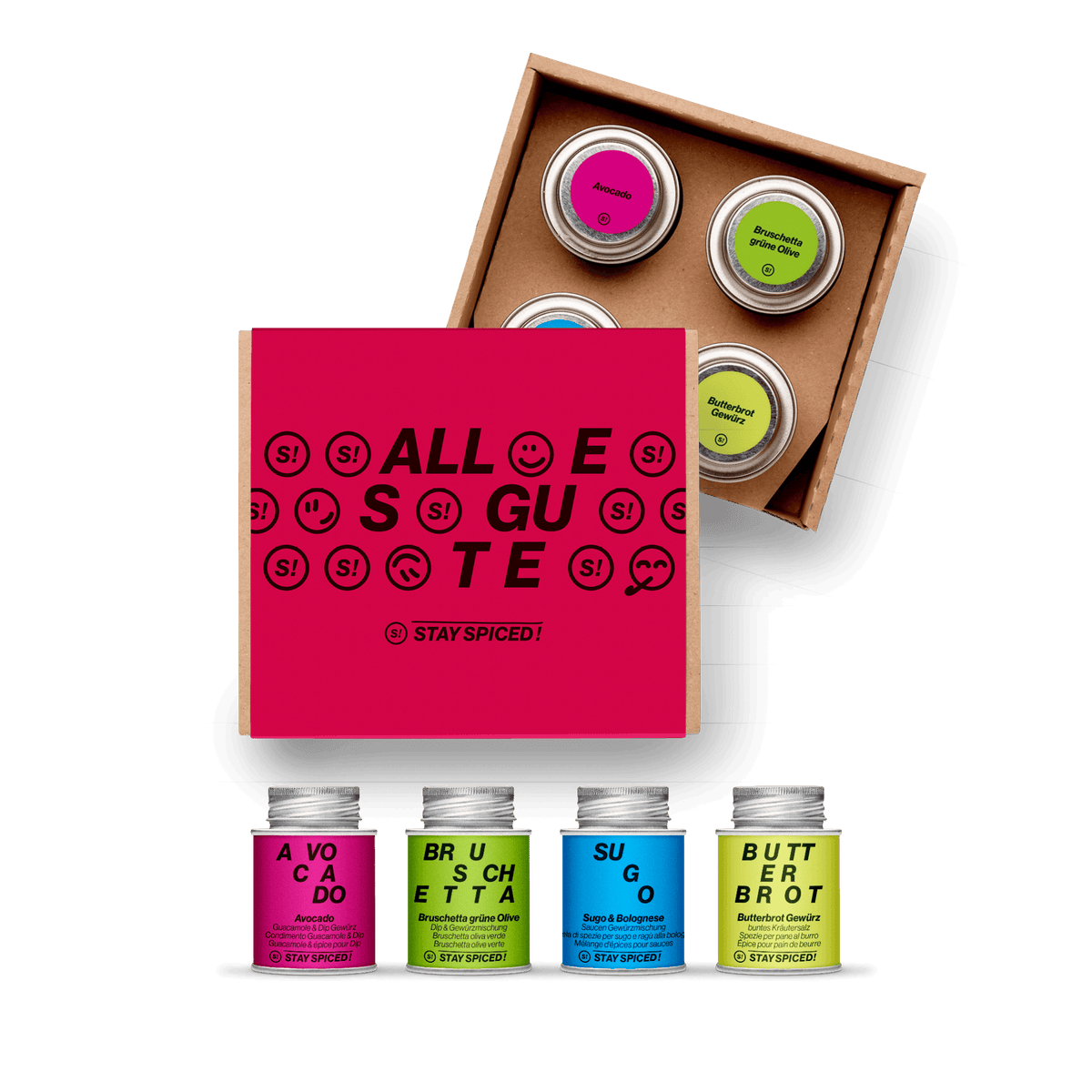 All the Best Spice Set - 4-Piece Gift Box | STAY SPICED !