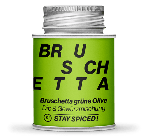 Bruschetta grüne Olive