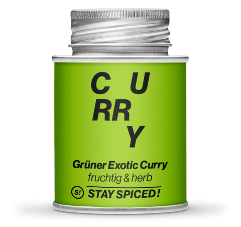 Green "Exotic" Curry, fruity blend