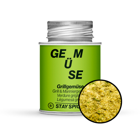 Verdure grigliate: grigliate e spezie per marinatura
