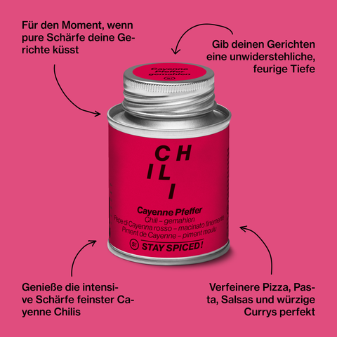 Cayenne Chili rot fein gemahlen
