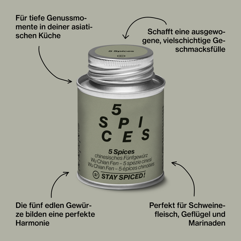 Chinesisches Fünferlei - 5 Spices - Wu Chian Fen
