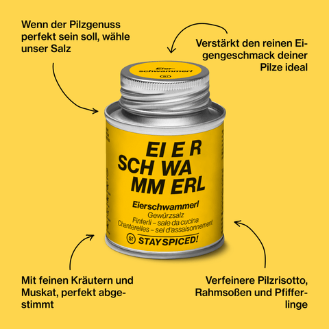 Eierschwammerl Gewürzsalz - STAY SPICED ! - 60072xM